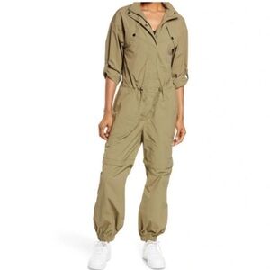 NWT Sweaty Betty Jumpsuit Long or Short Transition Moss Green Size L